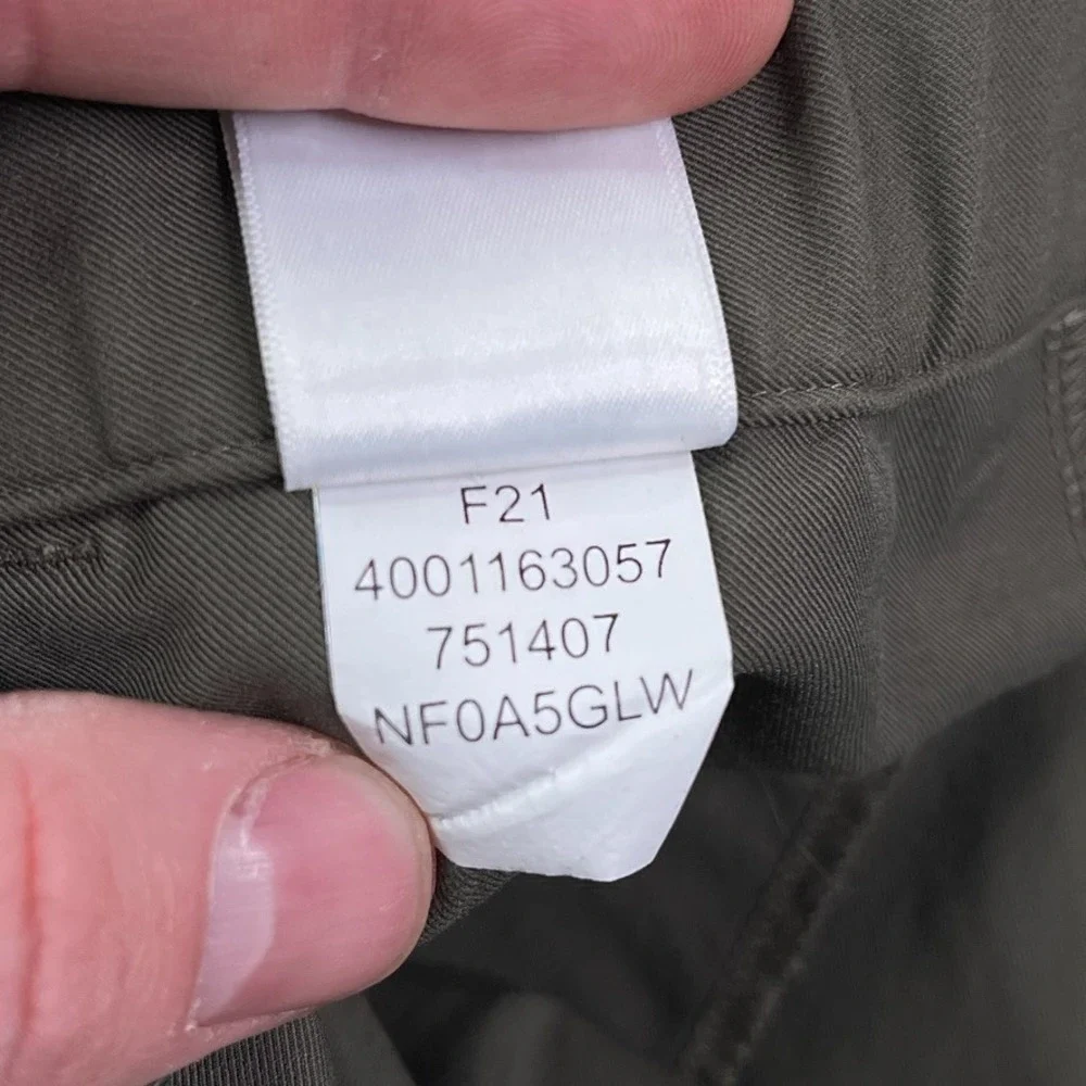 North‎ Face Pants Mens 40x31 Olive Green City Standard Slim Performance Commuter
